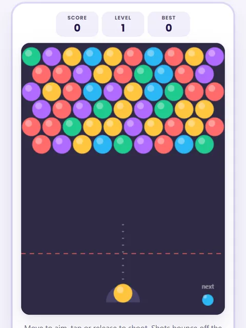 Screenshot of Bubble Shooter