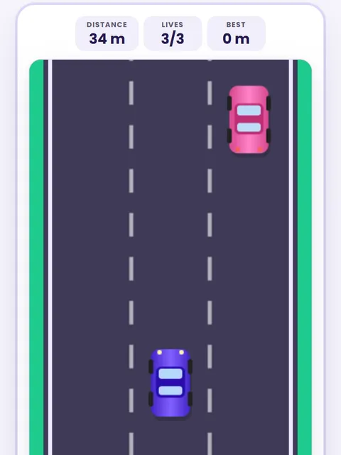 Screenshot of Car Racing