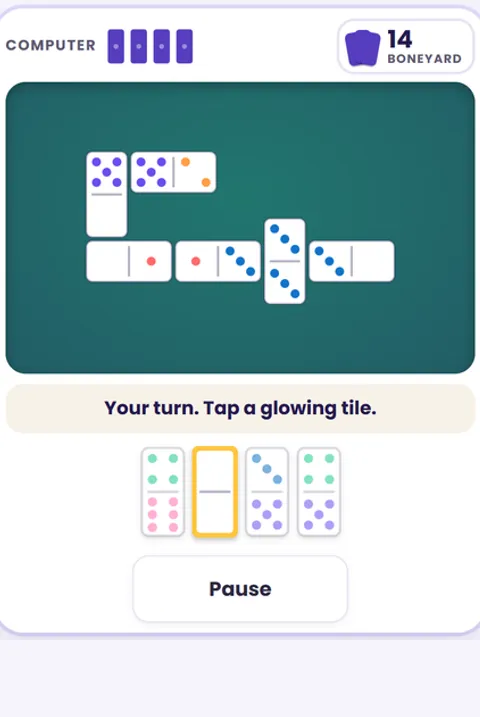Screenshot of Dominoes