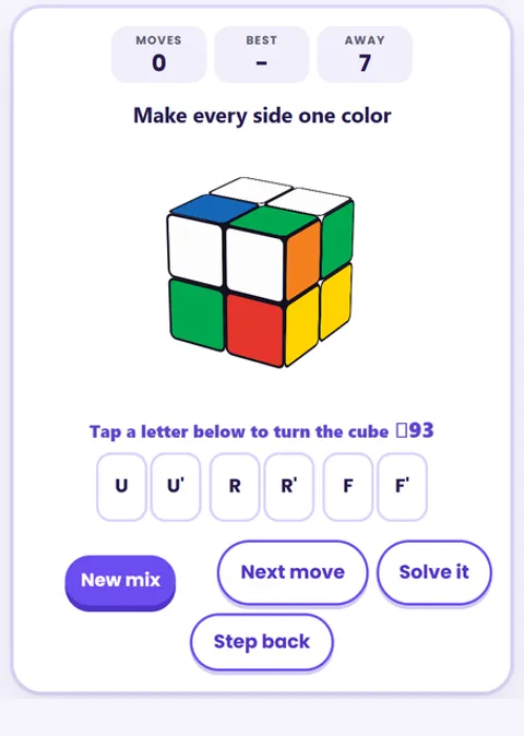 Screenshot of Magic Cube