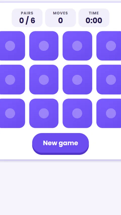 Screenshot of Memory Match
