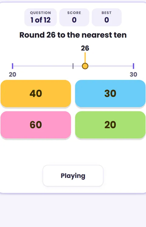 Screenshot of Rounding Numbers