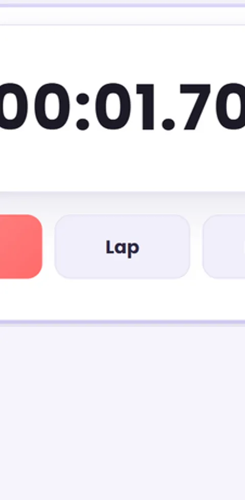 Screenshot of Stopwatch