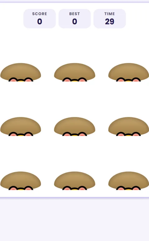 Screenshot of Whack a Mole