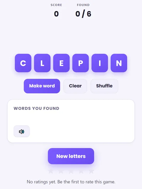 Screenshot of Word Maker