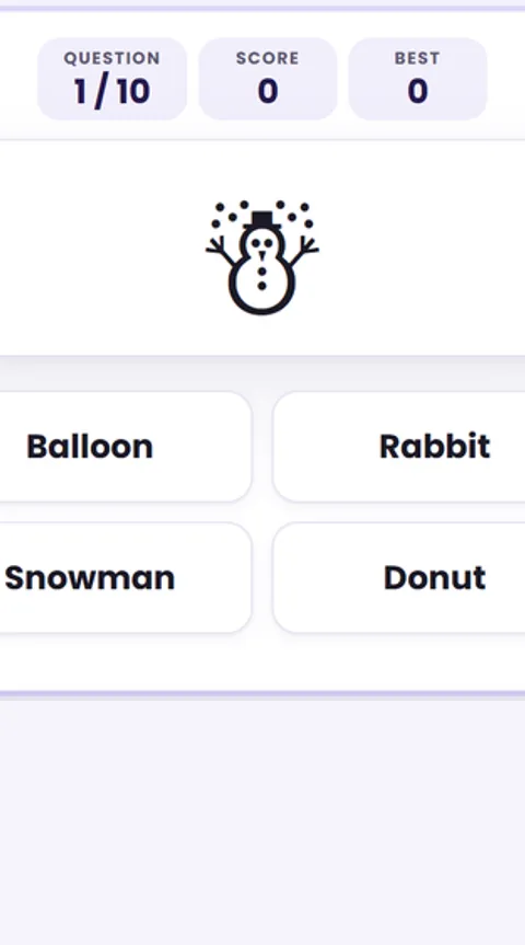 Screenshot of Word Match